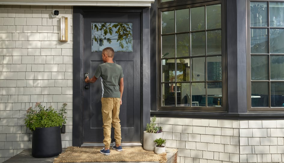 Vivint Smart Lock on home in Lincoln